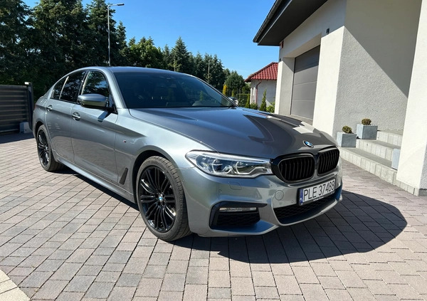 BMW Seria 5 cena 159000 przebieg: 117000, rok produkcji 2018 z Leszno małe 172